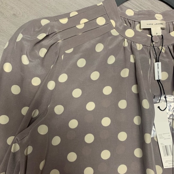 Marc Jacobs Polka Dot Blouse. - Picture 3 of 4